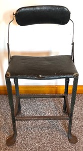 lot 72 image: Vintage Metal Stool