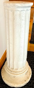 lot 81 image: Pedestal Plant Stand  Fluted Column  Statue Stand