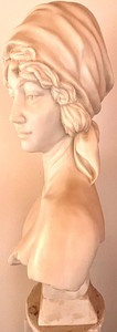 lot 17 image: Large Contemporary Gypsy Female Bust