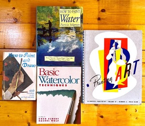 lot 92 image: READY SET PAINT Easel, Light Box, How to Paint Books and More