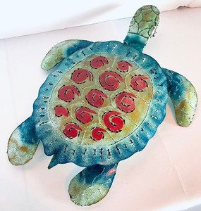 lot 132 image: Marvelous Metal Turtle