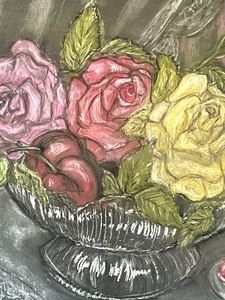lot 119 image: Original Framed Still Life Art by Bara