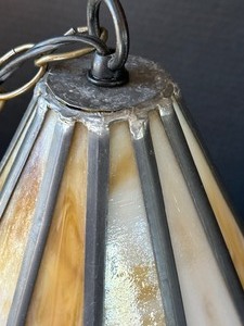 lot 11 image: Vintage Pendant Hanging Light