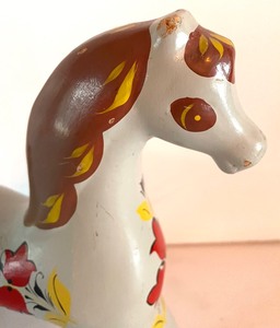 lot 192 image: Vintage Russian Folk Art Dala Horse