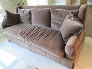Brown Hickory Chair couch 7 wide...