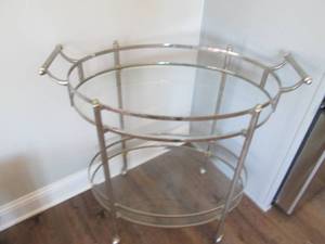 2 Tier glass top display top is 30 ...