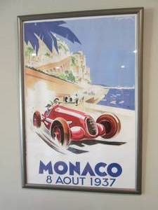Monaco framed print measuring 26 x ...