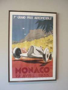Monaco framed print measuring 26 x ...