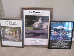 La Provence framed print 22 x 28...