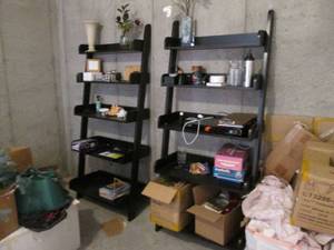 Contents of 2 shelves including gam...