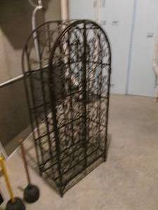 Solidetal wine rack standing over 4...