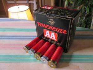 Box of Winchester shotgun shells...