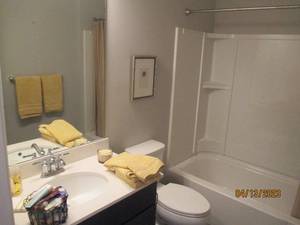 All contents of bathroom, towels, p...