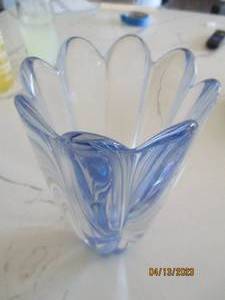 Orrefors vase, very solid and heavy...