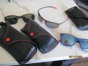 3 Pairs of Ray Ban sunglasses made ...