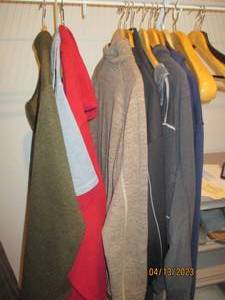 Lot of mens clothing mainly XL...