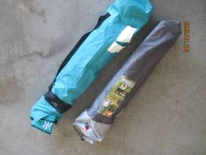 2 Folding camp chairs...