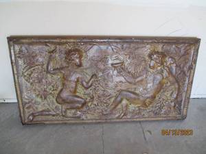 2 x 4 foot pressed metal image of t...