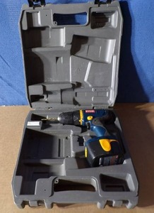 lot 45 image: Ryobi 12V Variable Speed Cordless Drill Driver with Battery and Case (No Charger)