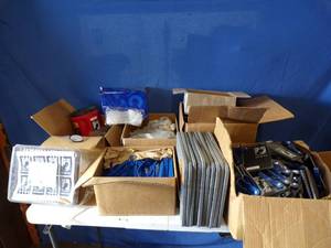 lot 62 image: Black Wolf Industries POW - MIA Miscellaneous Lot of Items (Pads Stickers Zip Ties and More)