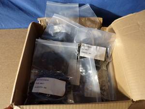 lot 59 image: Box Full of RS Fasteners #8 X 1 (Each Sealed Bag Contains 300)