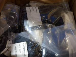lot 78 image: Box Full of RS Fasteners #8 X 1 (Each Sealed Bag Contains 500)