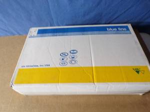 lot 111 image: BLUE LINE SIA Abrasives 3 x 21 2925 sialoX Blue Sanding Belts Grit 24 (5 Pieces per Box)