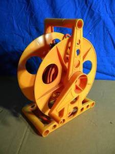 lot 81 image: Extension Cord Storage Reel with Handle and Stand (Extension Cord Included)