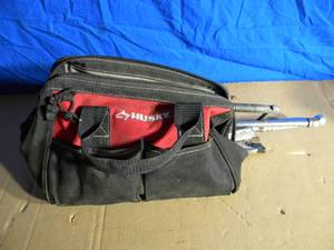 lot 98 image: Heavy Duty Husky Bag Full of Various Tools