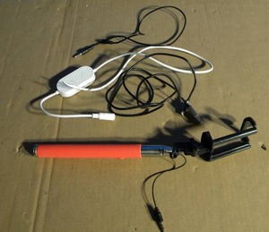 lot 12 image: Selfie Stick and Misc Cables