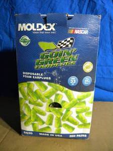 lot 25 image: Open Box  Moldex Goin Green UF Foam Ear Plugs (NRR 33) (Box of 200 Pairs)