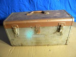 lot 123 image: Vintage Craftsman Tool Chest Full of Standard Sockets and Other Miscellaneous Items