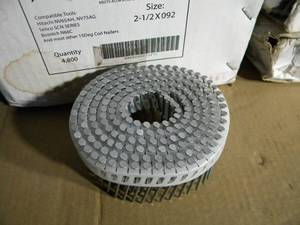 15 Degree Galvanized Ring Shank (Siding Nails) 2 12 X 092