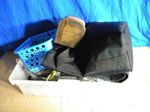 lot 173 image: Tote Full of Miscellaneous Items