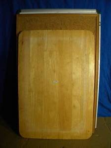 lot 194 image: Wood Desk Top Whiteboard and TacBoard