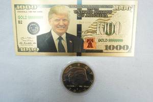 lot 2 image: Trump Money