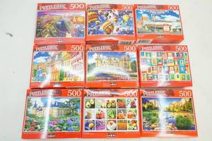 lot 12 image: 500 piece puzzles