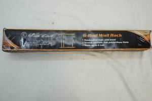 lot 19 image: New 6 Rod Wall Rack