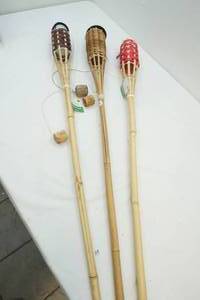 lot 27 image: Tiki Torches