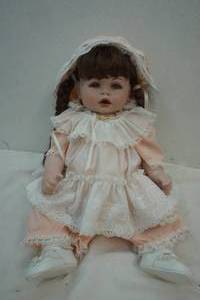lot 92 image: Porcelain Doll