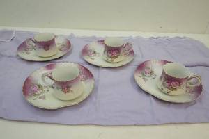 lot 137 image: vintage Lefton china tea set
