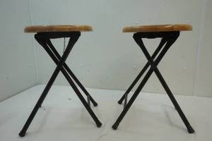 lot 227 image: Metal stools