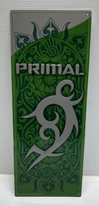 lot 7 image: Primal Brand Tin Sign 23 12 x 9