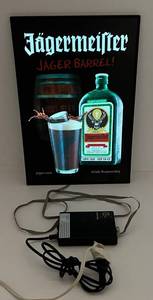 lot 28 image: 12 x 18 Jagermeister Light Up Sign (Works)