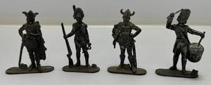 lot 58 image: Misc. Miniature Metal Soldiers And Vikings