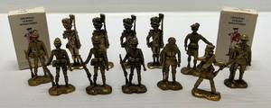 lot 68 image: Group Of Misc.Scruby Miniature Metal Soldiers With Two Empty Original Boxes
