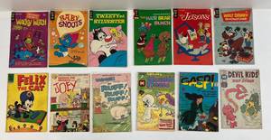 lot 92 image: Group Of Misc. Vintage Comics Including Gold Key 15 Cent The Jetsons And More