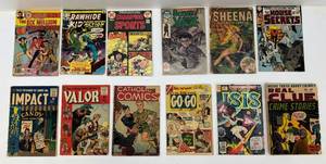 lot 94 image: Group Of Misc. Vintage Comics Including The Six Million Dollar Man And More Some 10 Cent