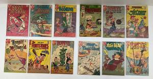lot 98 image: Group Of Misc. Vintage Comics Including 12 Cent Popeye The Sailor And More