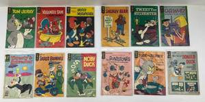 lot 100 image: Group Of Misc. Vintage Comics Including Gold Key Tom & Jerry And More